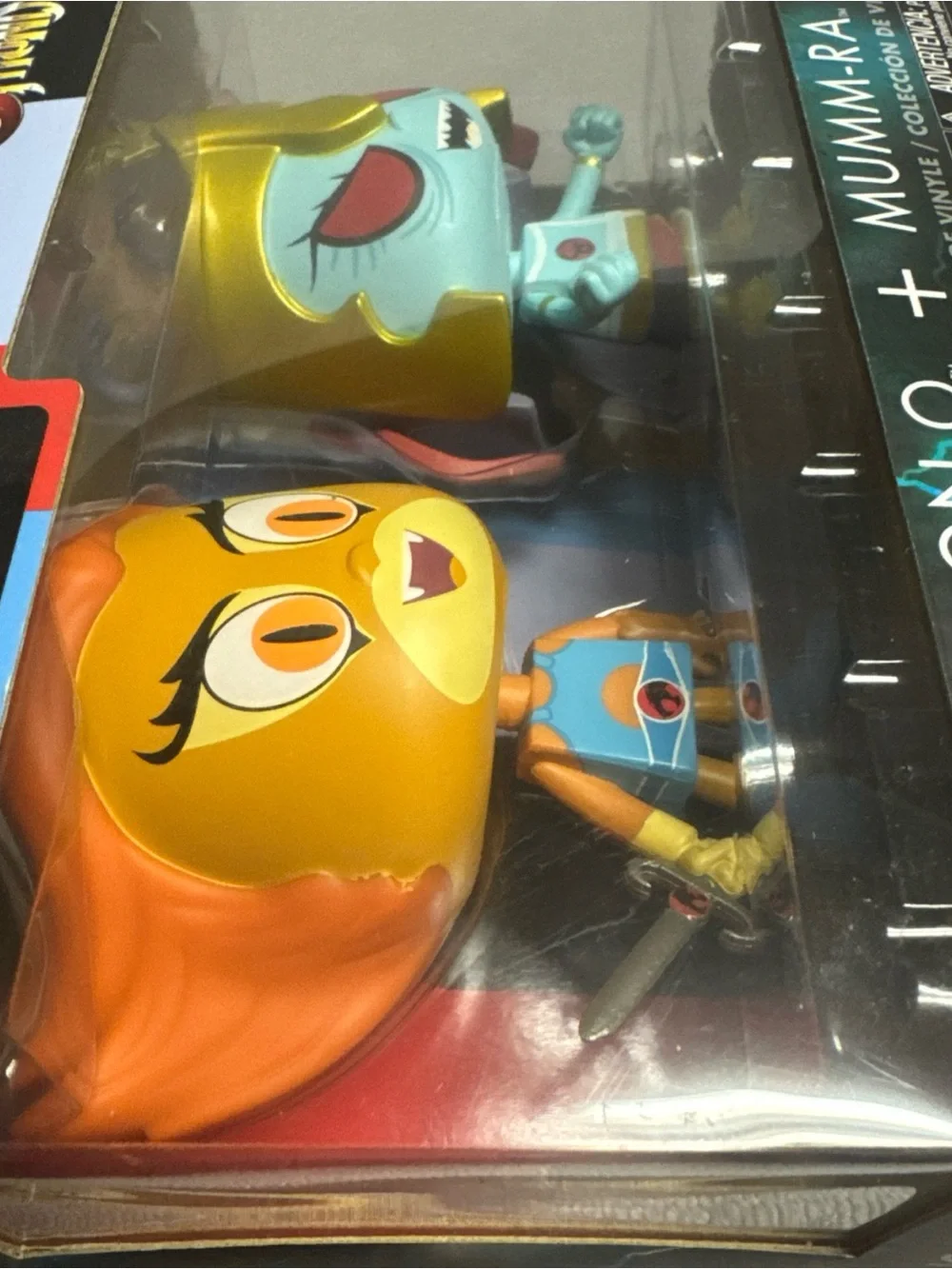 Funko Vynl. ThunderCats Lion-O & Mumm-Ra 2-Pack - Yellow, Blue, Red